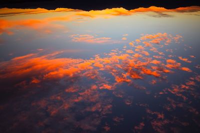 Scenic view of sky at sunset