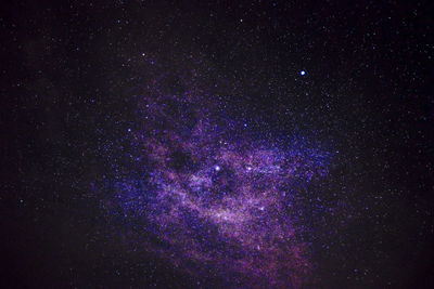 Low angle view of stars in sky