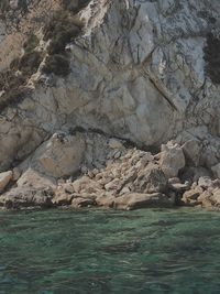 Scenic view of sea shore