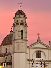 Low angle view of church against sky