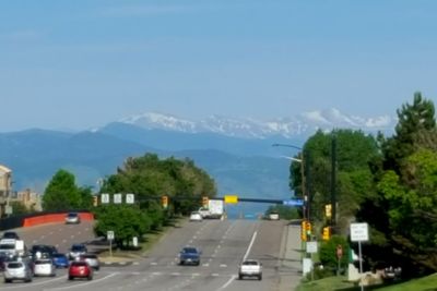 Road passing through mountains