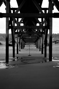 View of bridge over water