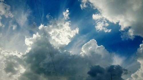 Low angle view of sky