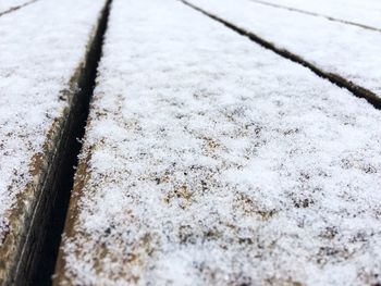 Close-up of snow