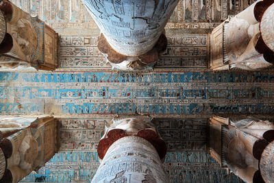 Low angle view of statue