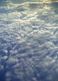 Full frame shot of clouds in sky