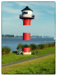 Lighthouse on the coast