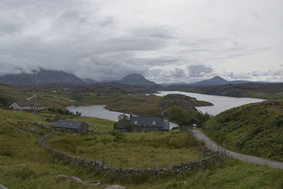 Scenic view of landscape against sky