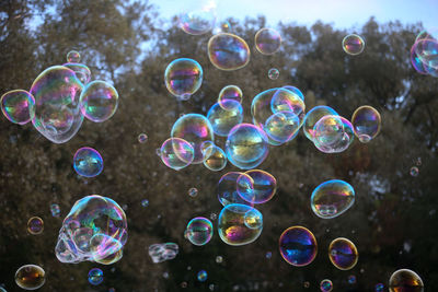 Soap bubbles in