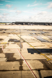 View of airport runway