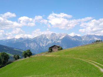 Scenic view of landscape against sky