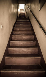 Close-up of stairs