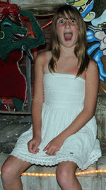 Portrait of young woman