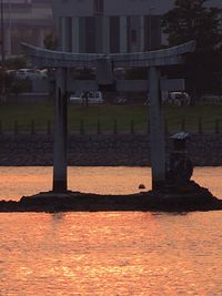 River with buildings in background