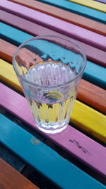 Close-up of drink on table