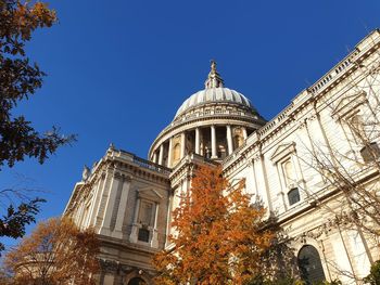 Low angle view of building against sky