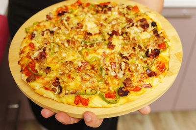 Close-up of pizza