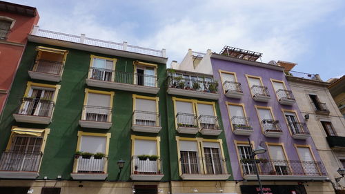 Low angle view of building against sky