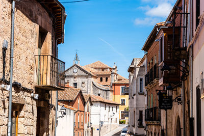 Scenic view of the medieval town of lerma