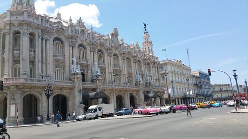 View of historical building in city