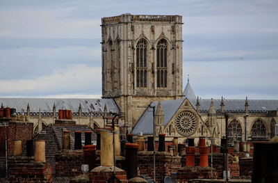 View of old building against sky