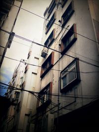 Low angle view of building against sky