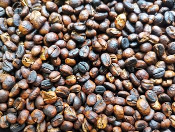 Full frame shot of coffee beans