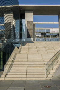 Low angle view of staircase of building