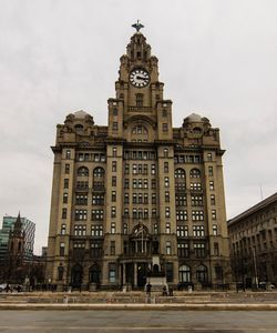 Low angle view of building against sky