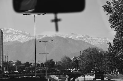 Road passing through mountains