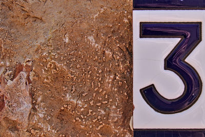 Directly above shot of chocolate cake