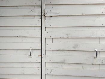 Full frame shot of closed door