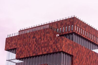 Low angle view of building against sky