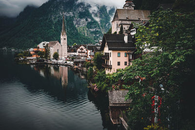 Buildings in water