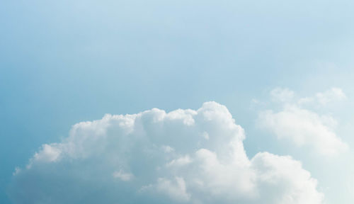 Low angle view of clouds in sky