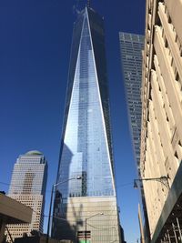 Low angle view of modern building