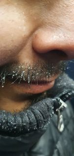 Close-up of man eye