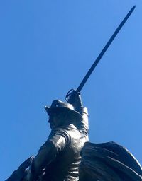 Low angle view of statue