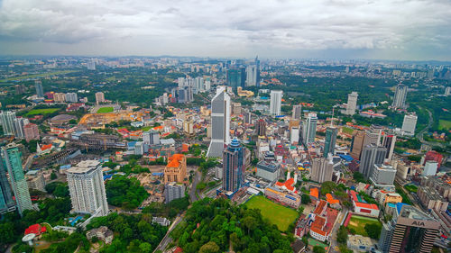 Aerial view of cityscape