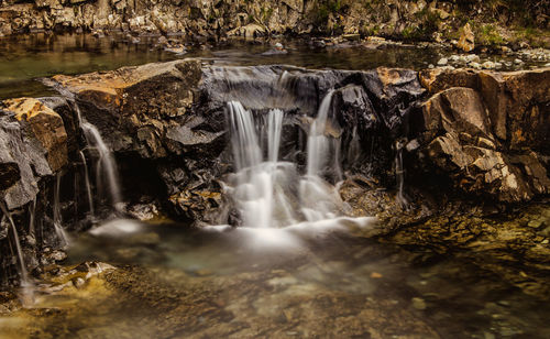 View of waterfall