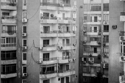 Full frame shot of residential buildings