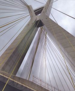 Low angle view of built structure against sky