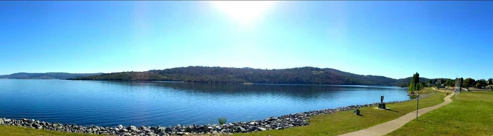 Scenic view of calm lake