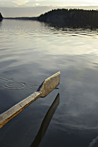 Scenic view of lake