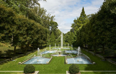 Panoramic view of park against sky