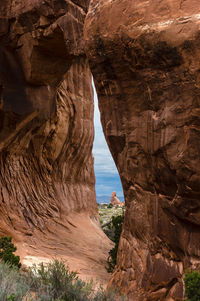 View of rock formations