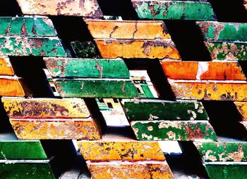Close-up of multi colored flowers