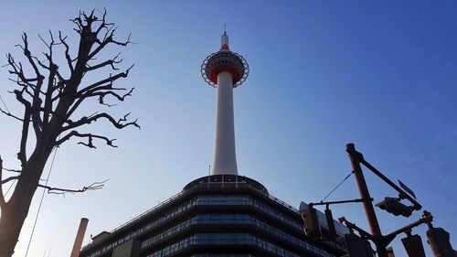 Low angle view of tower against sky