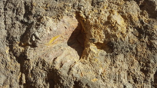 Close-up of rock formation