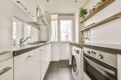 Interior of modern kitchen